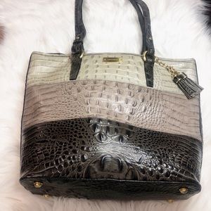Brahmin Large Leather Tote